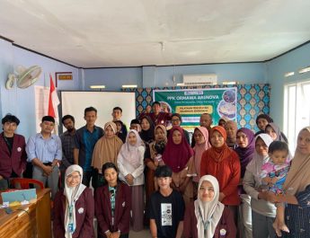 PPK ORMAWA ARENOVA Unsulbar Bekali Pelaku Usaha Nira Aren dengan Keterampilan Pencatatan Keuangan Sederhana