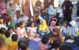 Rayakan Hari Anak Nasional, 4 Posko KKN Literasi dan 12 Komunitas Sulap Pesisir Labuang Jadi Ruang Belajar Anak