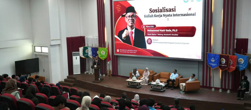 Sosialisasi KKN Internasional Unsulbar, Hadirkan Pemateri KBRI Kuala Lumpur dan Bank Indonesia
