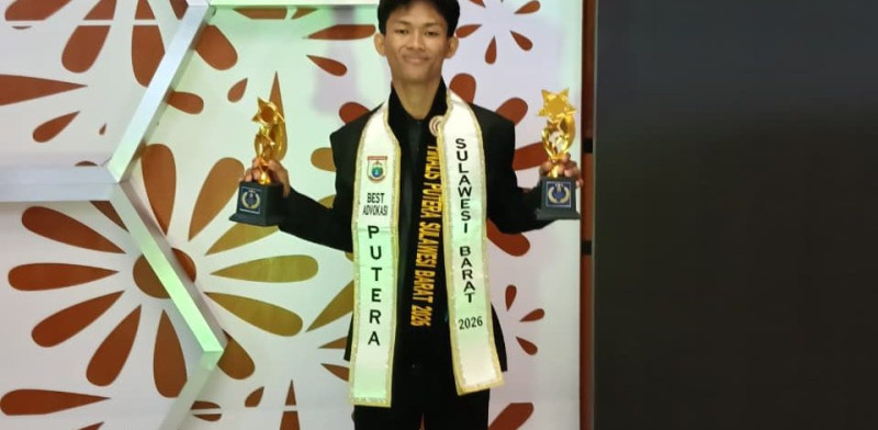 Mahasiswa Unsulbar Raih Dua Gelar di Pemilihan Putera Puteri Sulbar 2026