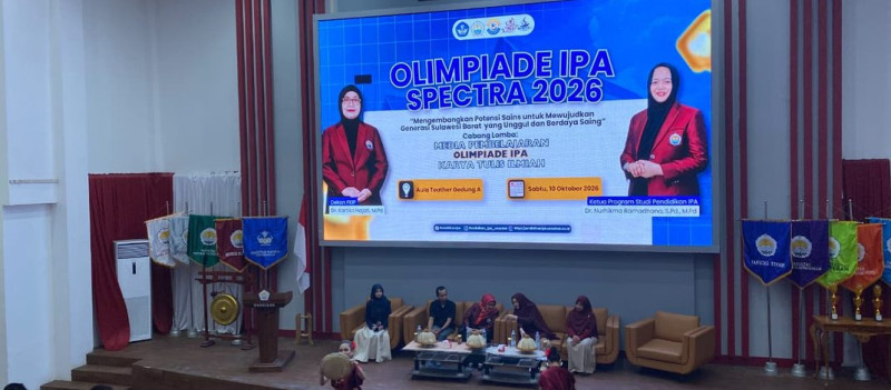 Sukses Digelar Perdana, SPECTRA 2026 Torehkan Sejarah Baru pada Pendidikan IPA FKIP Unsulbar