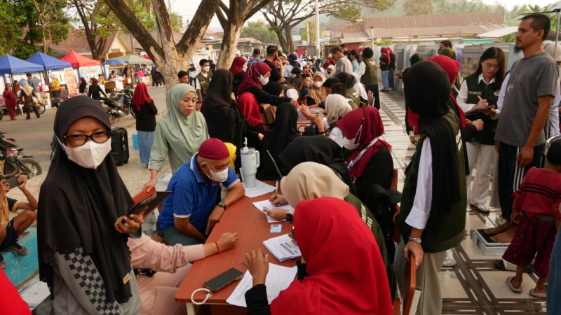 ​BEM dan HIMA Fakultas Kedokteran Unsulbar Gelar Cek Kesehatan Gratis bagi Warga Majene
