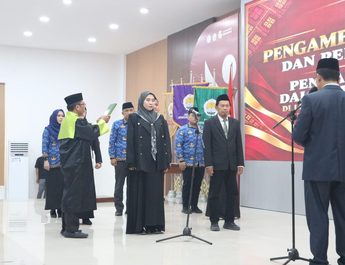 Pelantikan Dekan dan Pejabat Baru Unsulbar, Rektor Tekankan Inovasi dan Kerja Sama