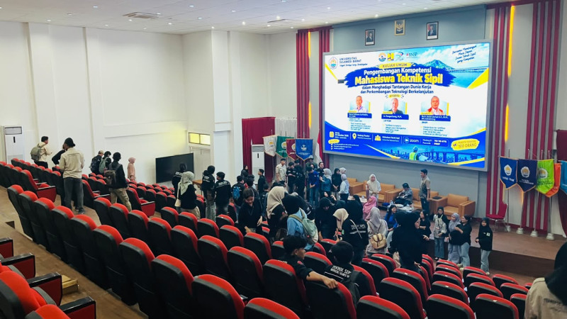 Kuliah Umum Teknik Sipil Unsulbar Jembatani Kesenjangan Kampus dan Dunia Kerja
